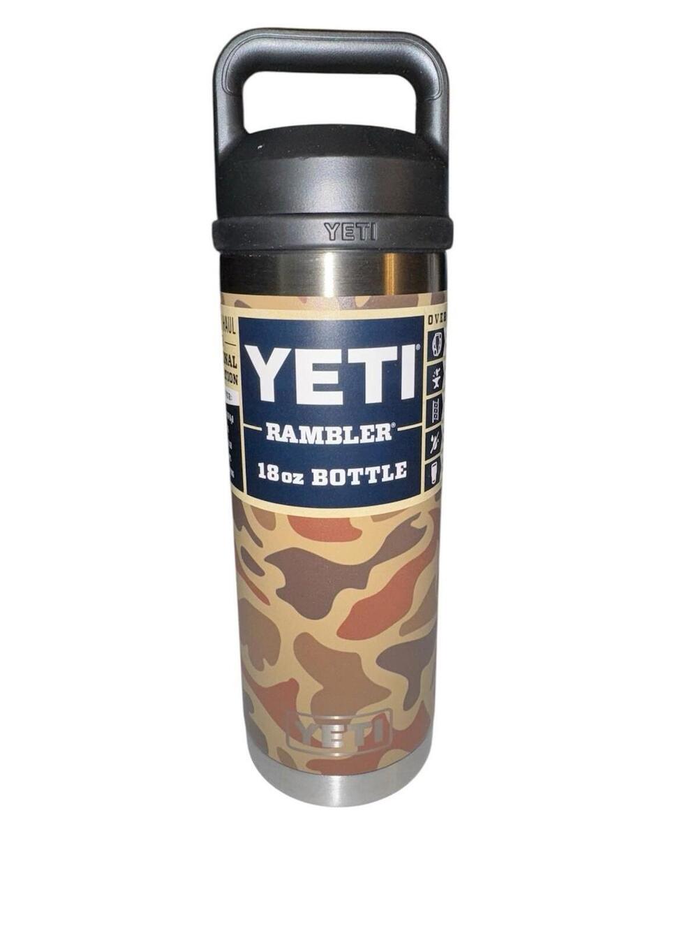 YETI Rambler 18oz Bottle with Durable Kitchen-Grade Stainless Steel - Camo